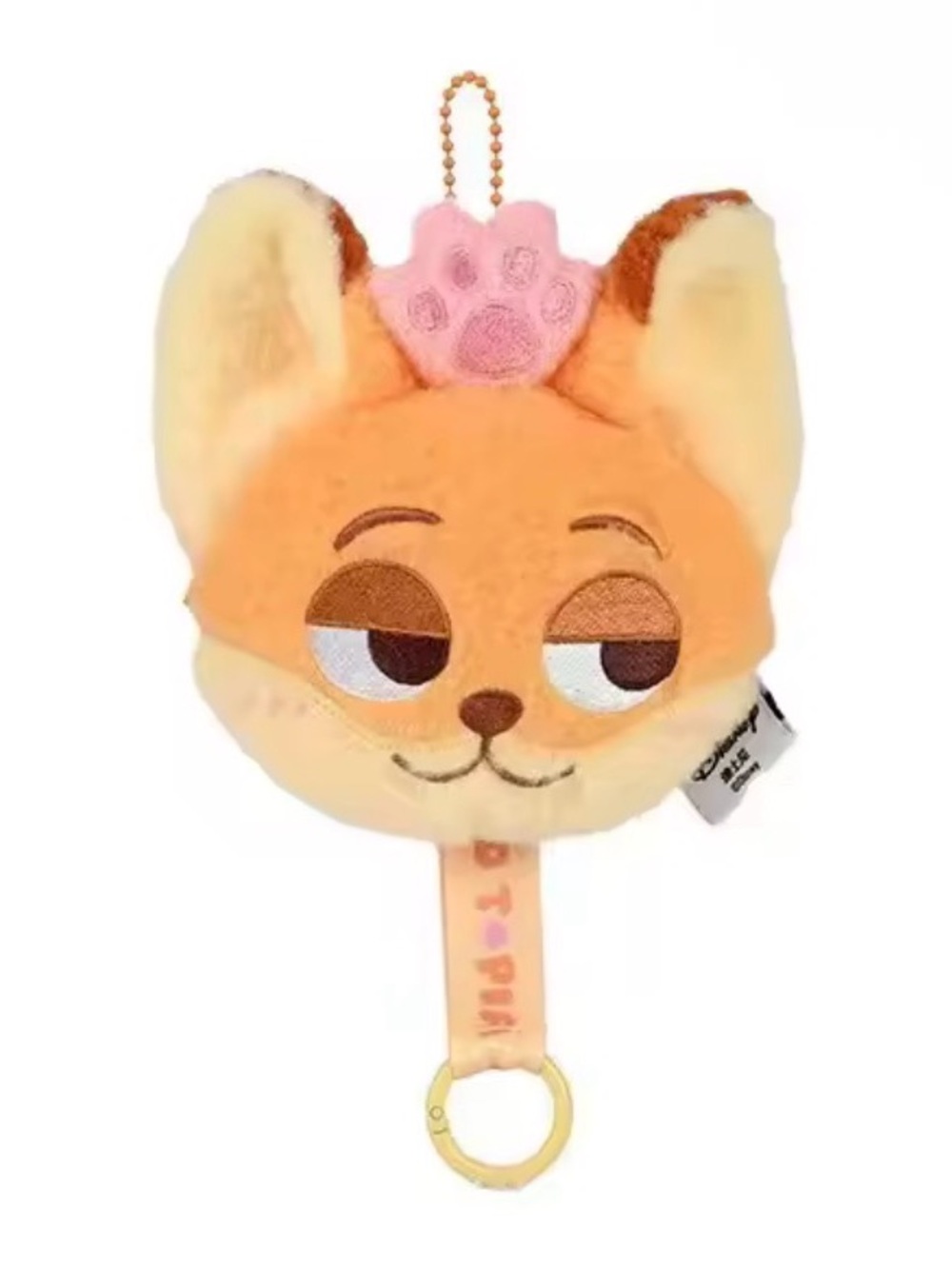 New Disney Potdemiel Nick Zootopia Plush Keychain & Coin purse
